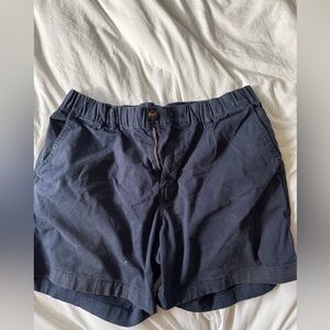Bearbottom Navy Casual Cotton Shorts
